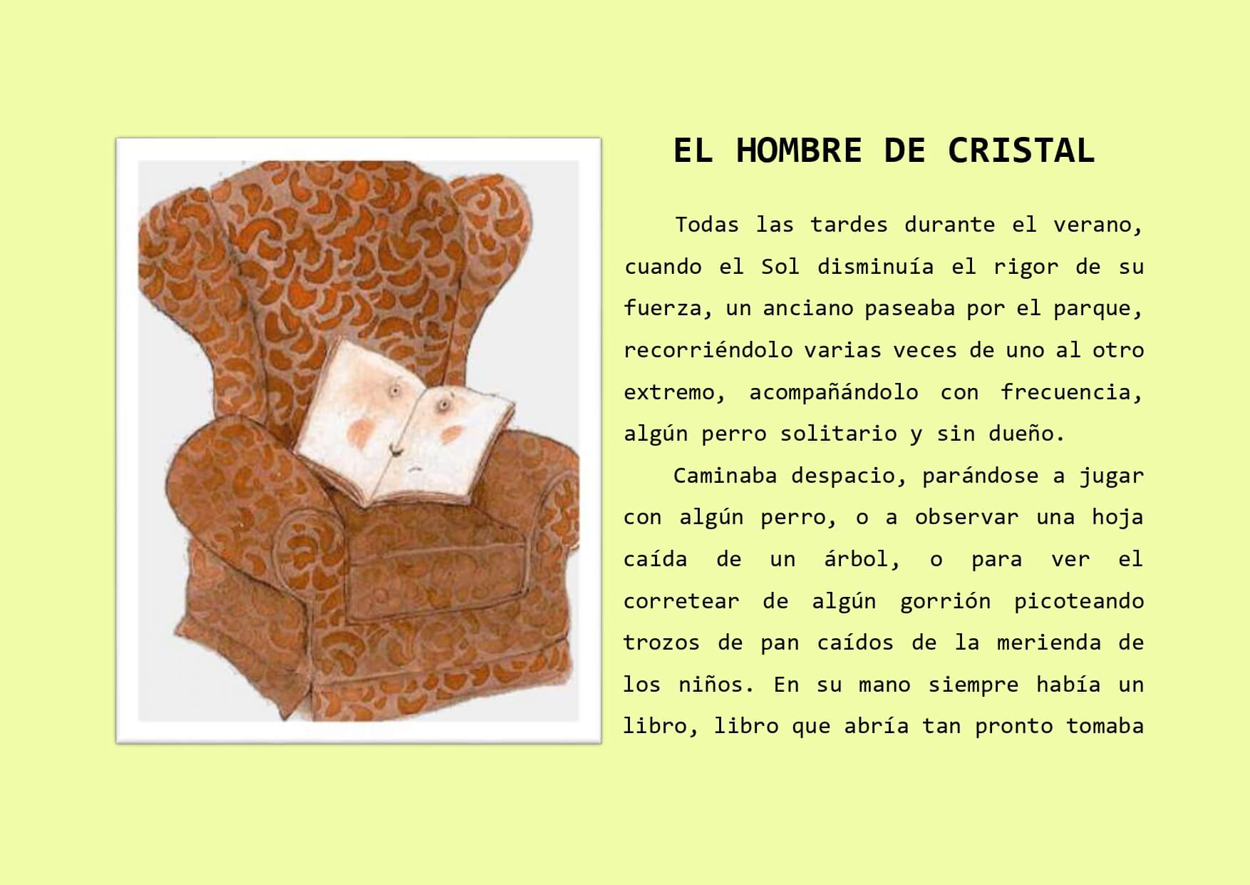 Cuentos Infantiles 01. El hombre de cristal — Nuevas tentativas Cuentos Infantiles 01. El hombre de cristal — Nuevas tentativas